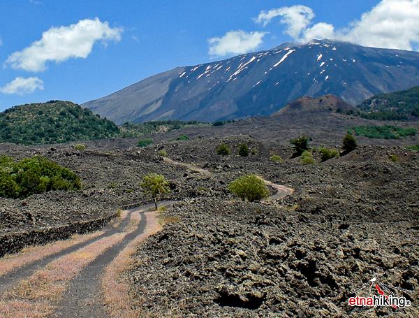 The high mountain of Etna. The high mountain of Etna